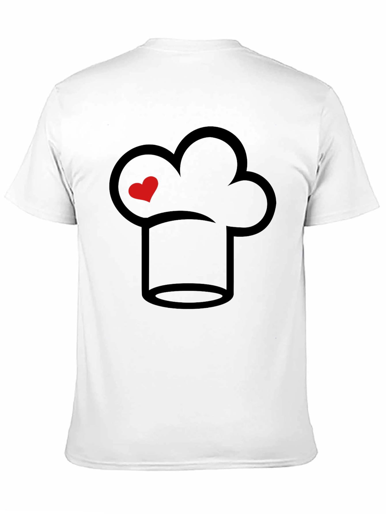 Chef Hat Heart Graphic Tee - Culinary Passion