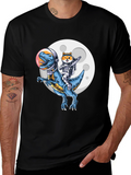 Dino & Doge Space T-Shirt