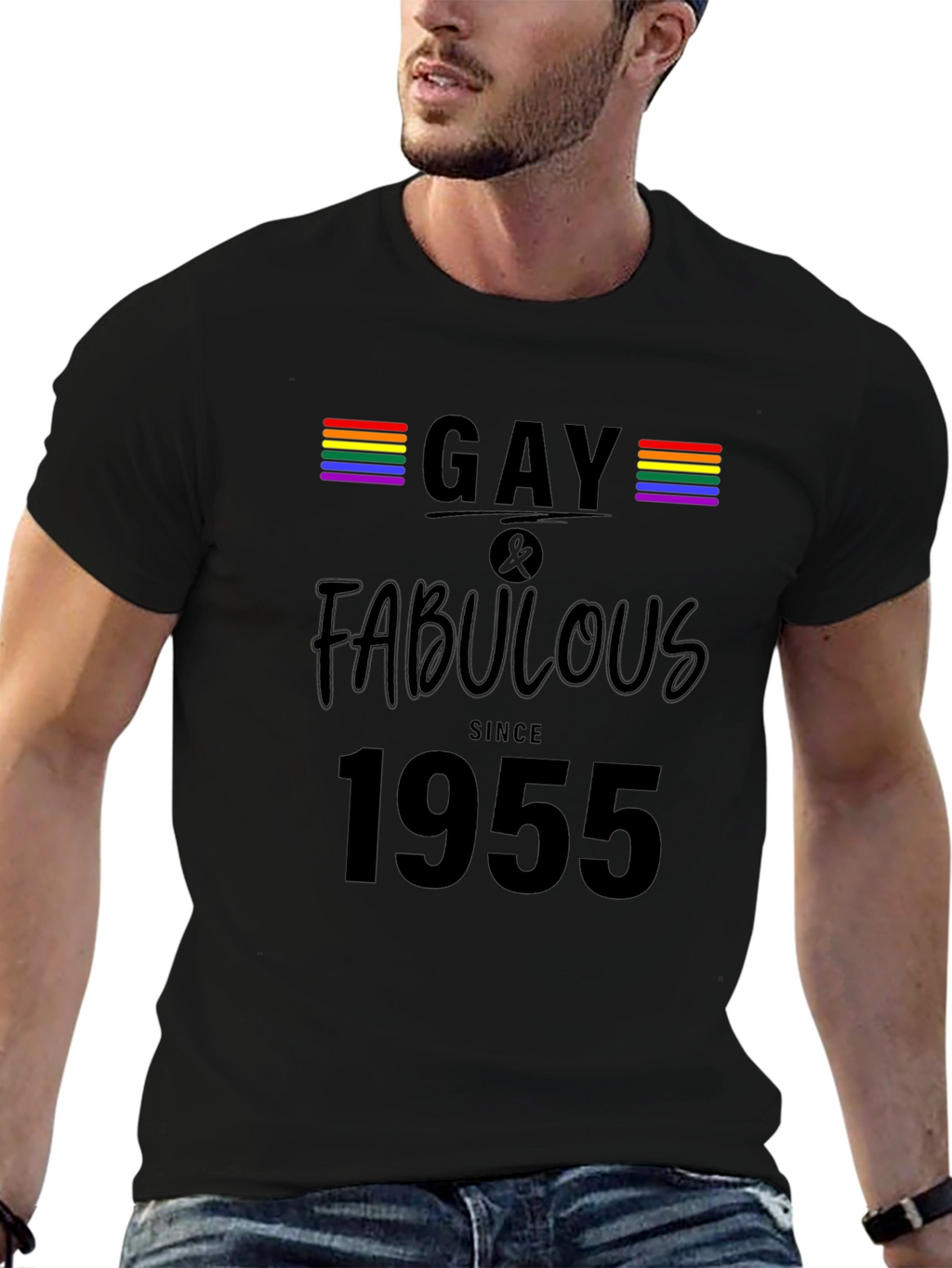 Gay & Fabulous Since 1955 T-Shirt LGBTQ Pride