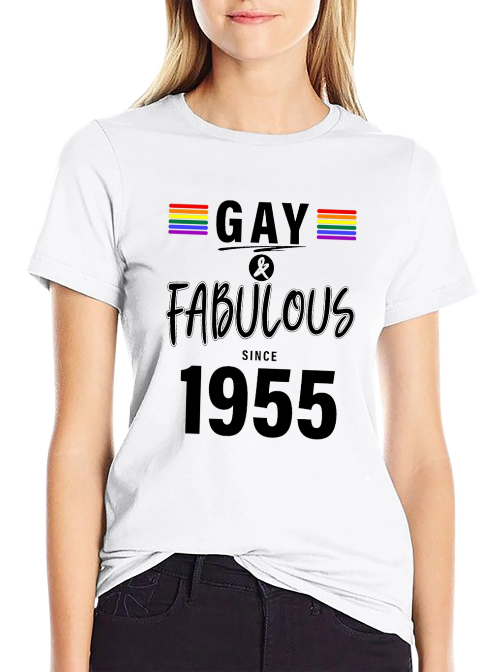 Gay & Fabulous Since 1955 T-Shirt LGBTQ Pride