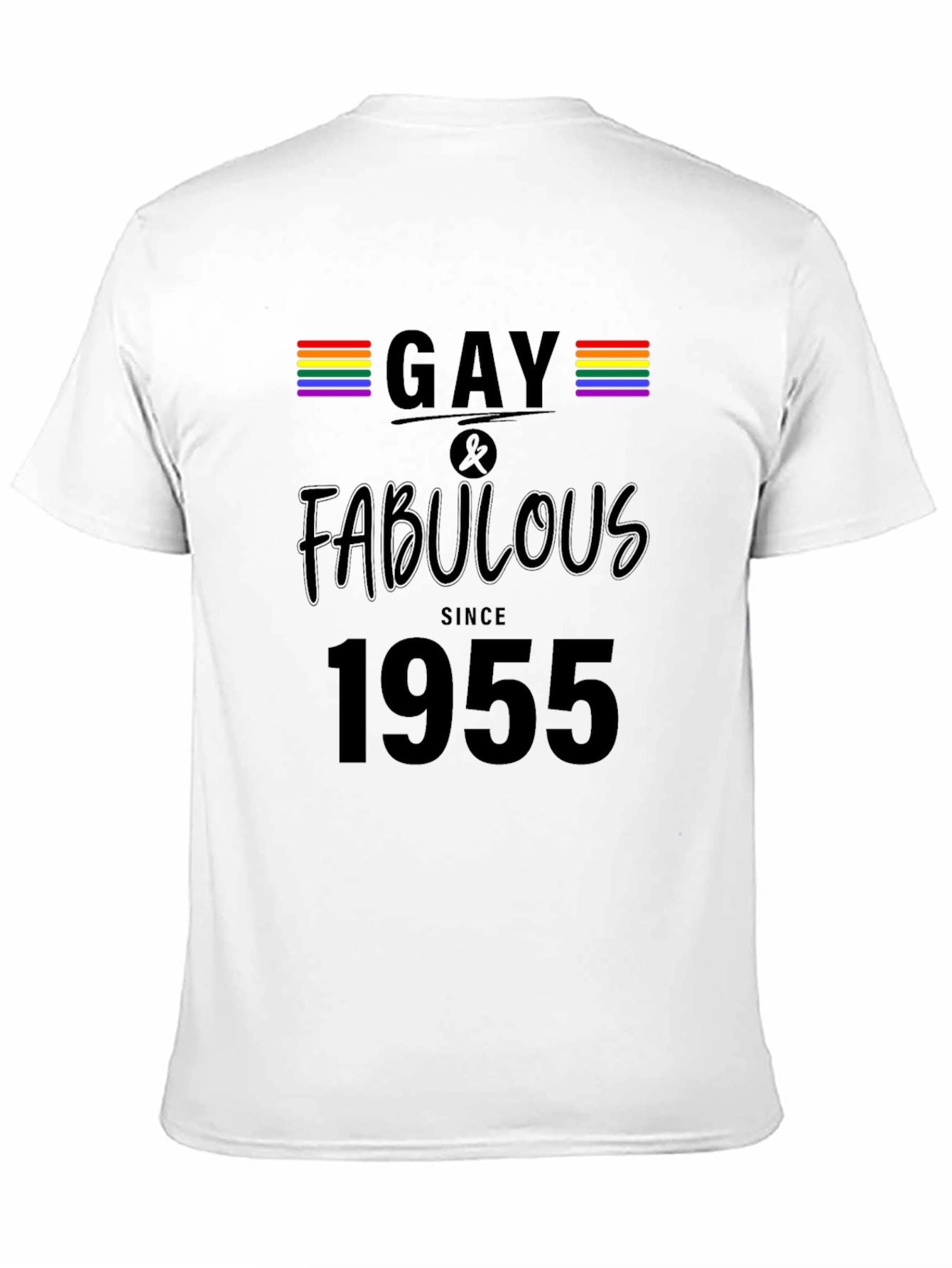 Gay & Fabulous Since 1955 T-Shirt LGBTQ Pride