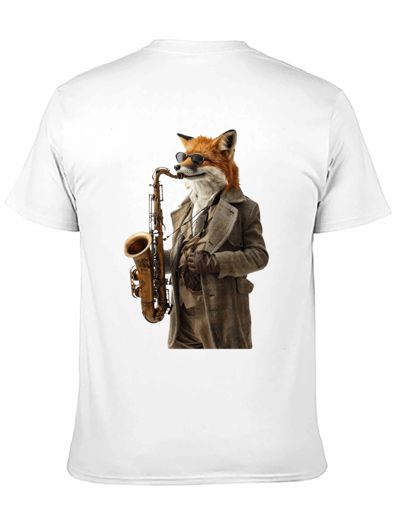 Cool Fox Saxophone T-Shirt