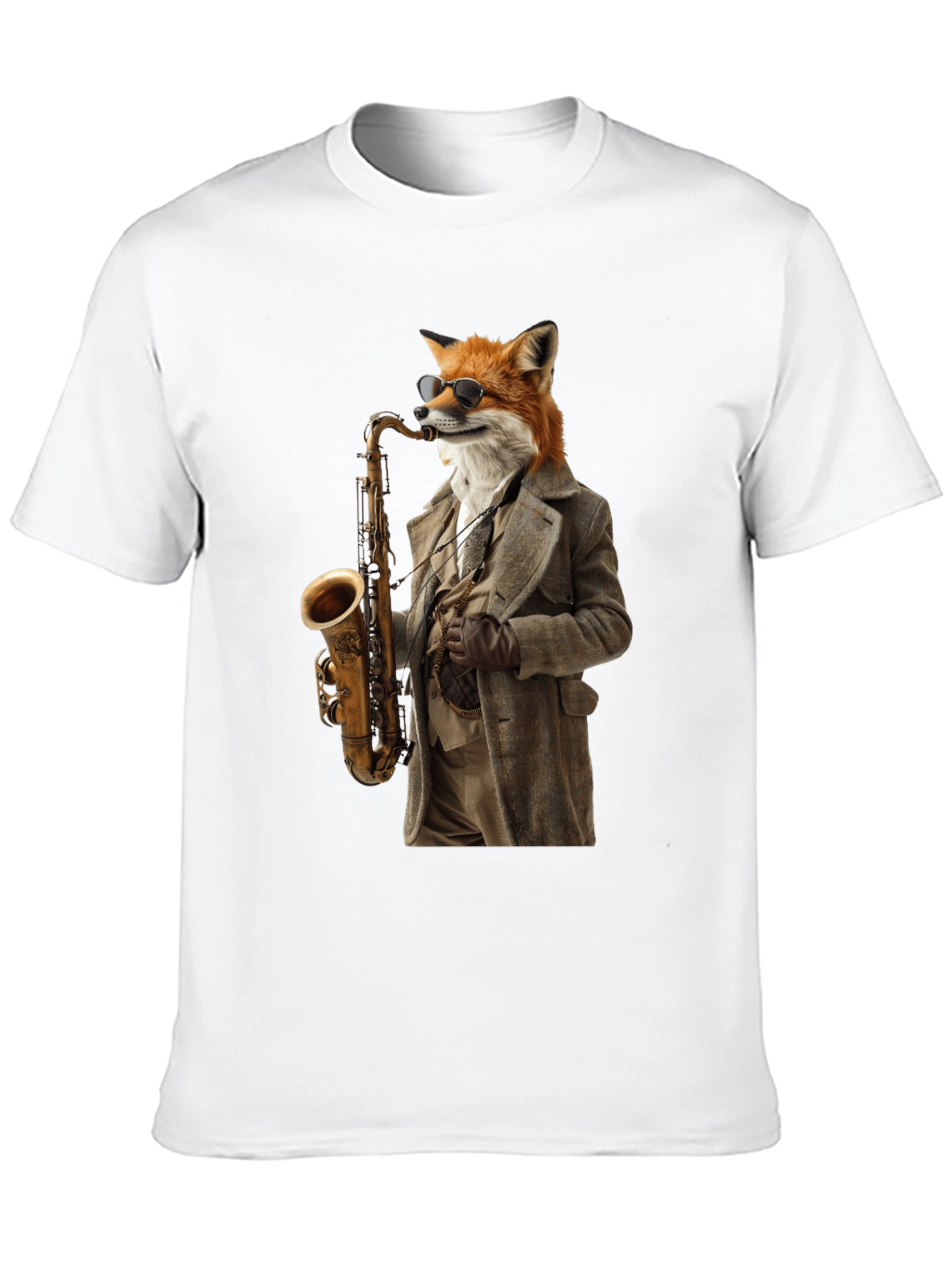 Cool Fox Saxophone T-Shirt