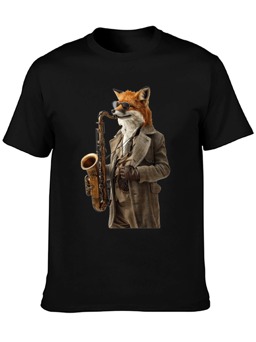 Cool Fox Saxophone T-Shirt