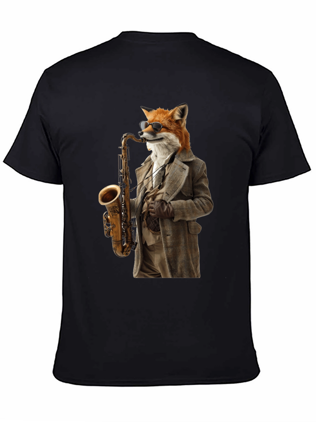 Cool Fox Saxophone T-Shirt