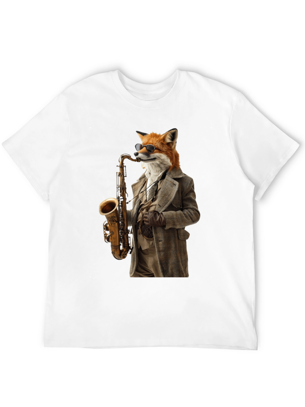 Cool Fox Saxophone T-Shirt