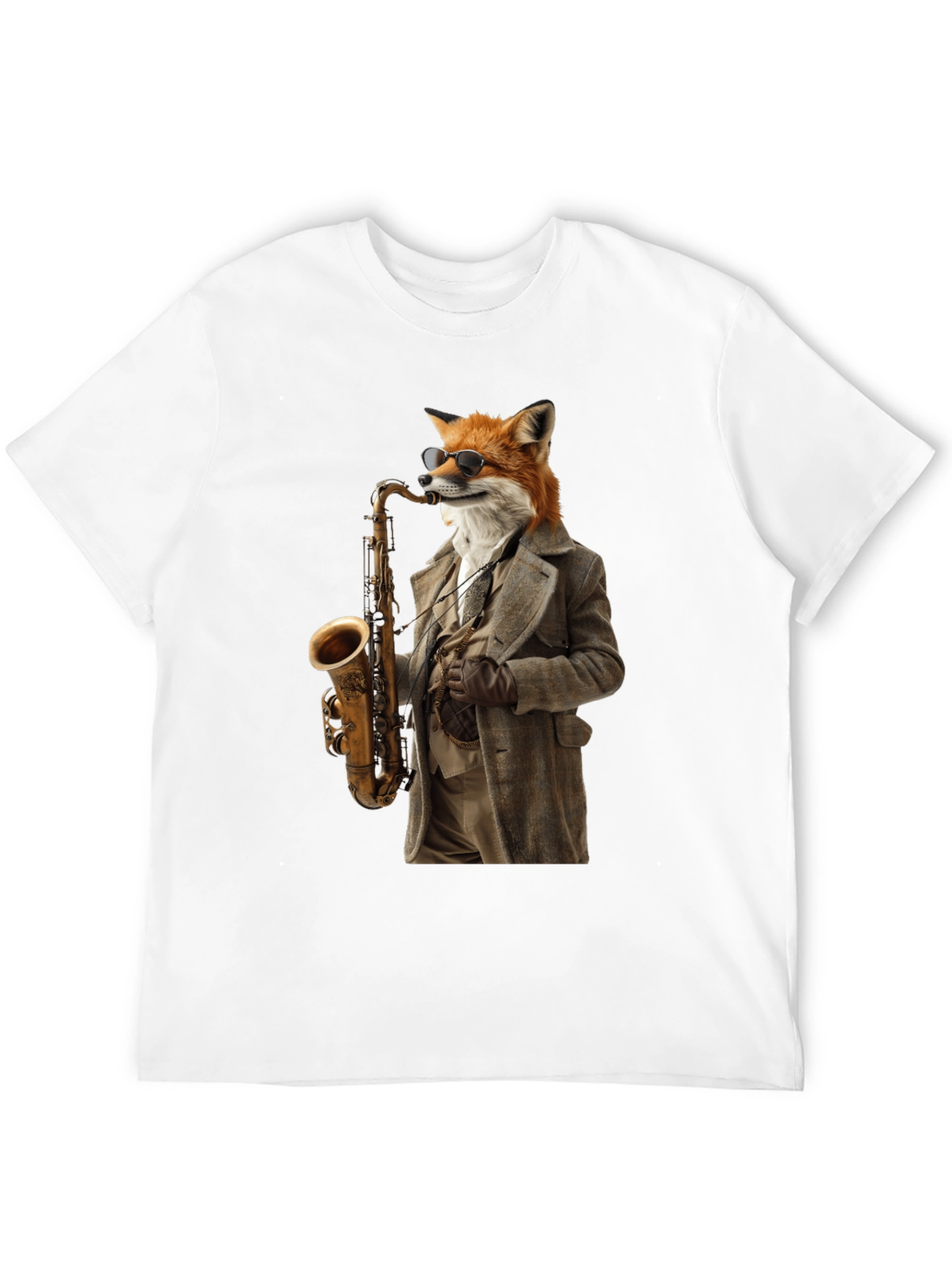 Cool Fox Saxophone T-Shirt