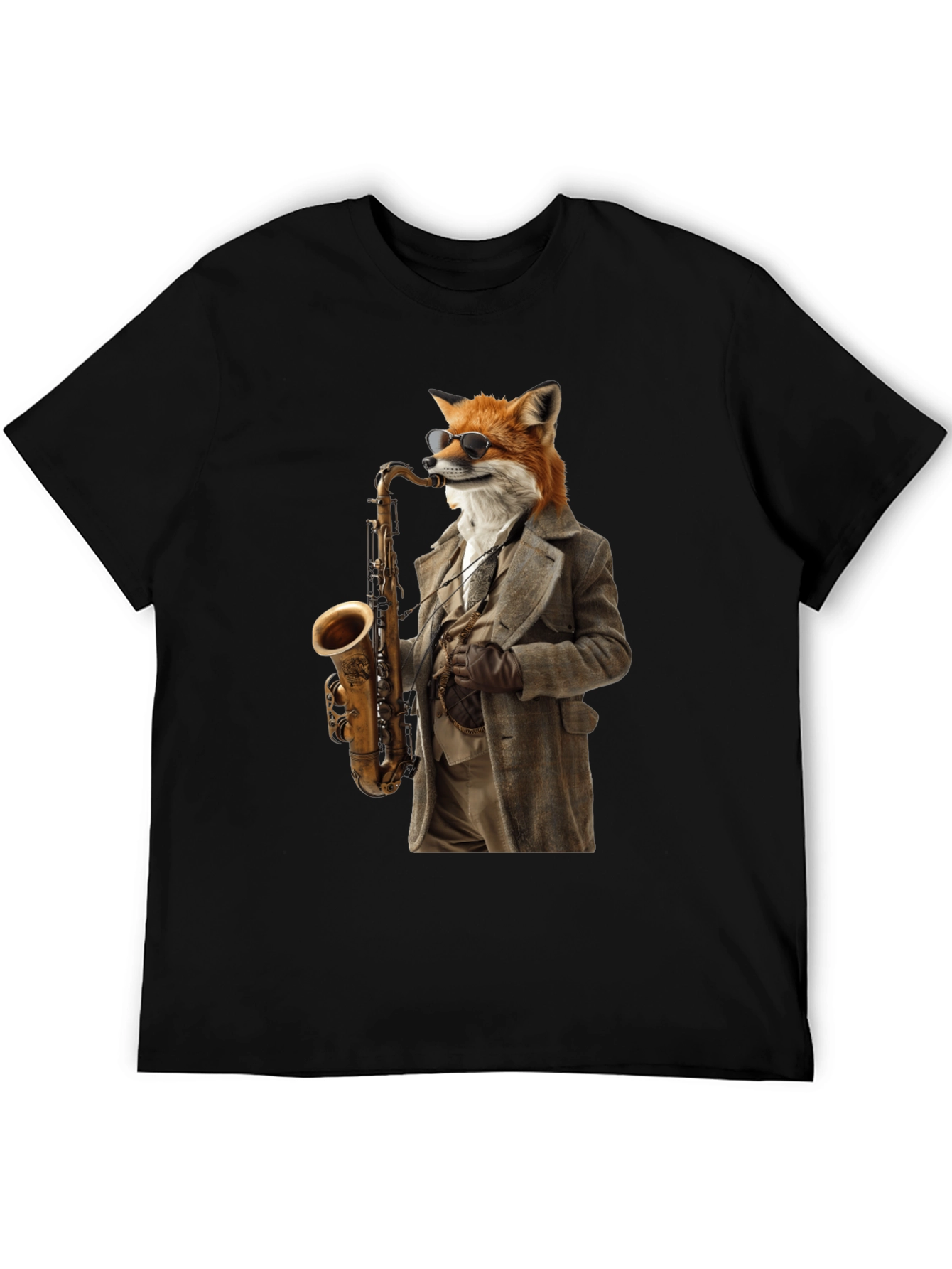 Cool Fox Saxophone T-Shirt