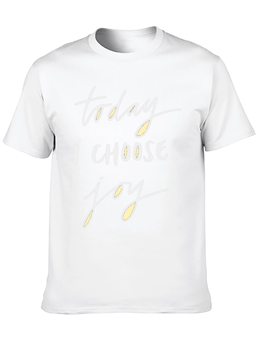 Today I Choose Joy T-Shirt - Inspirational Black Tee