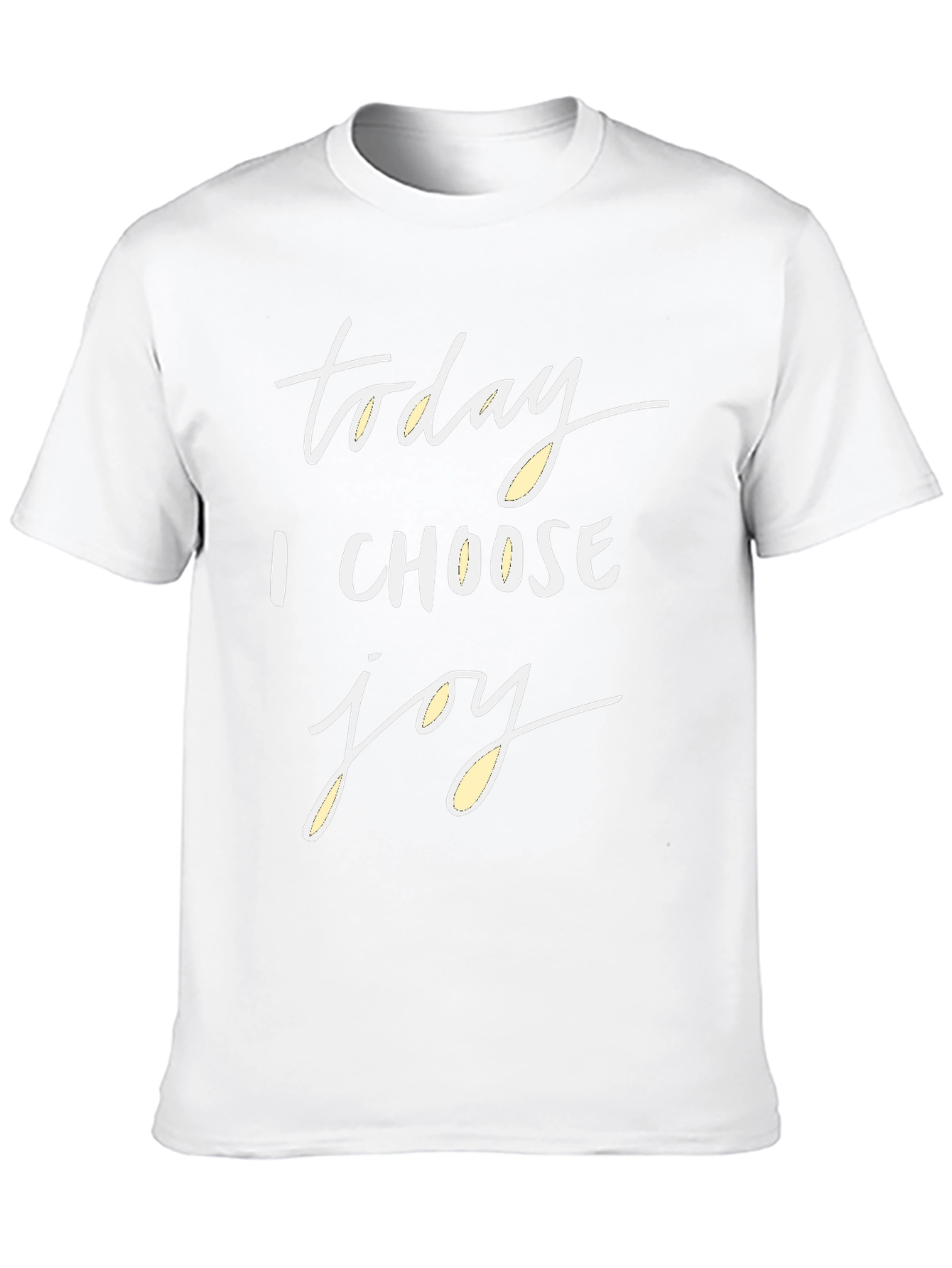 Today I Choose Joy T-Shirt - Inspirational Black Tee