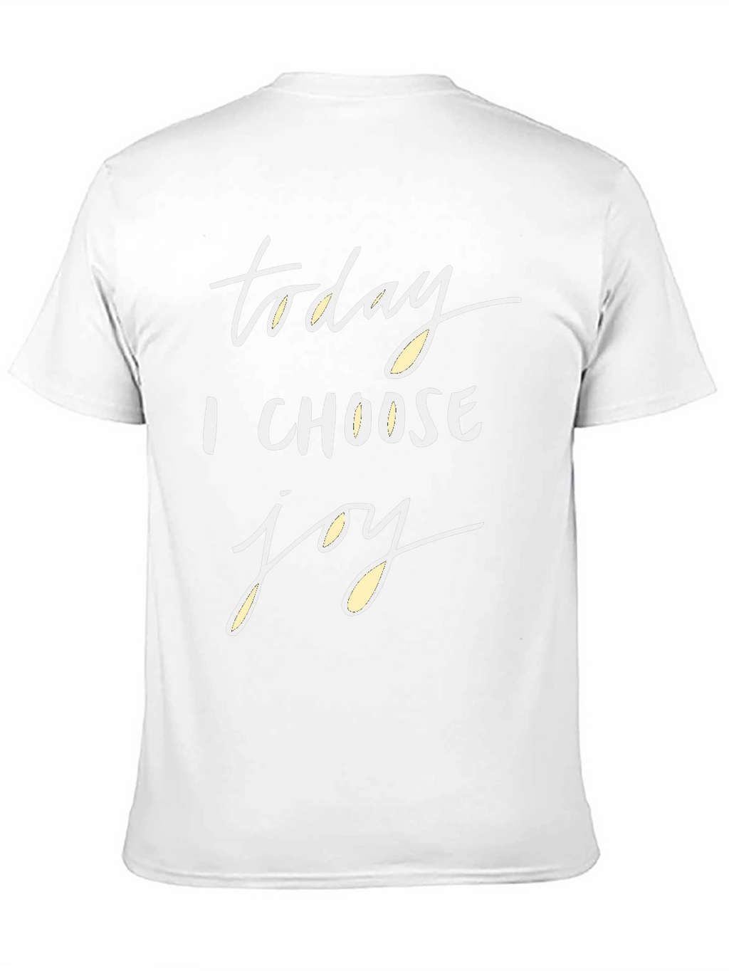 Today I Choose Joy T-Shirt - Inspirational Black Tee