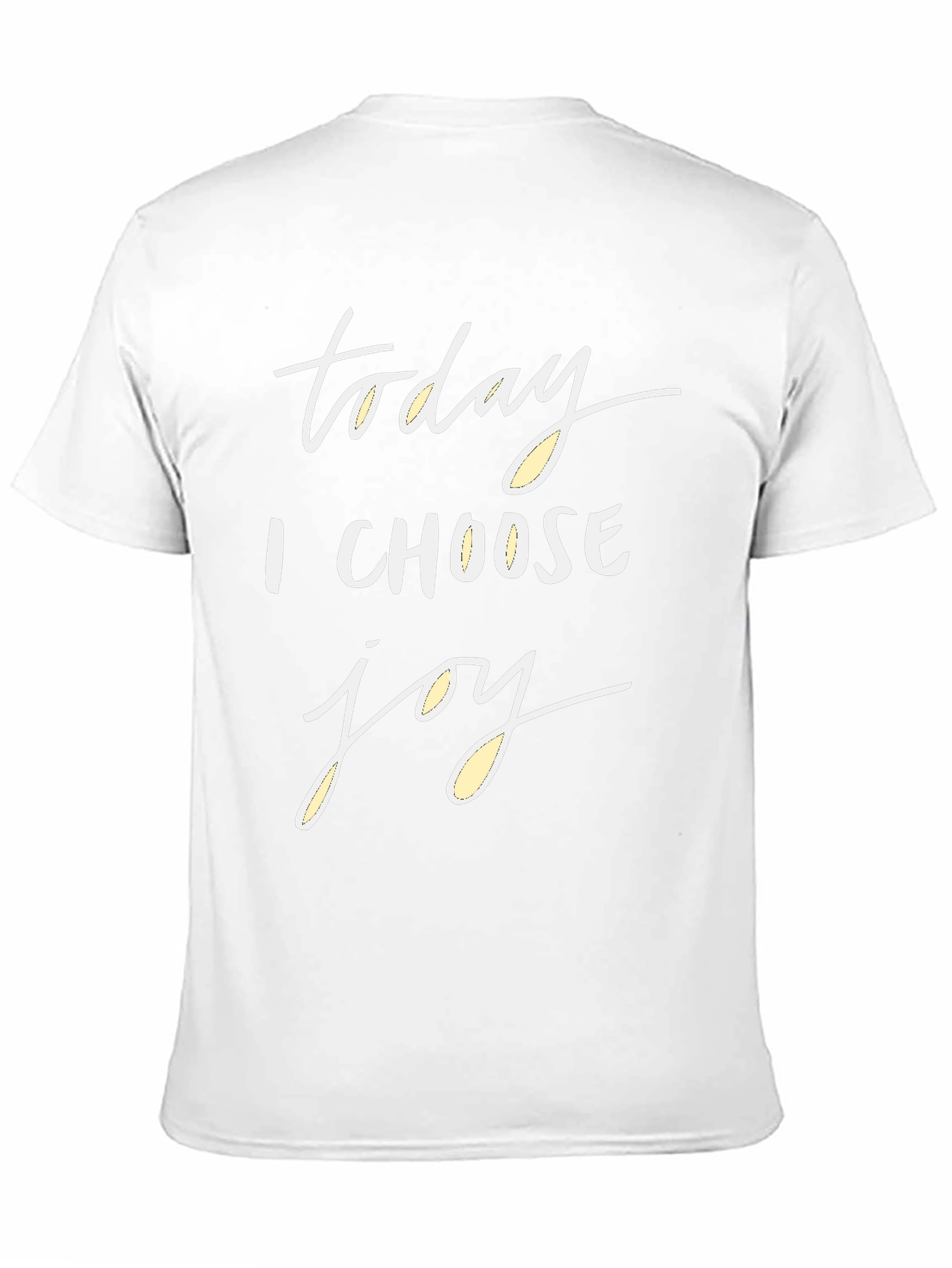 Today I Choose Joy T-Shirt - Inspirational Black Tee