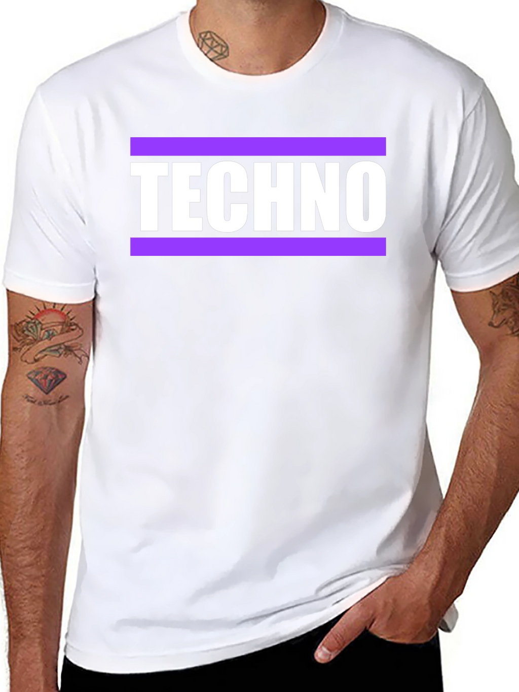 Techno T-Shirt - Stylish Graphic Tee