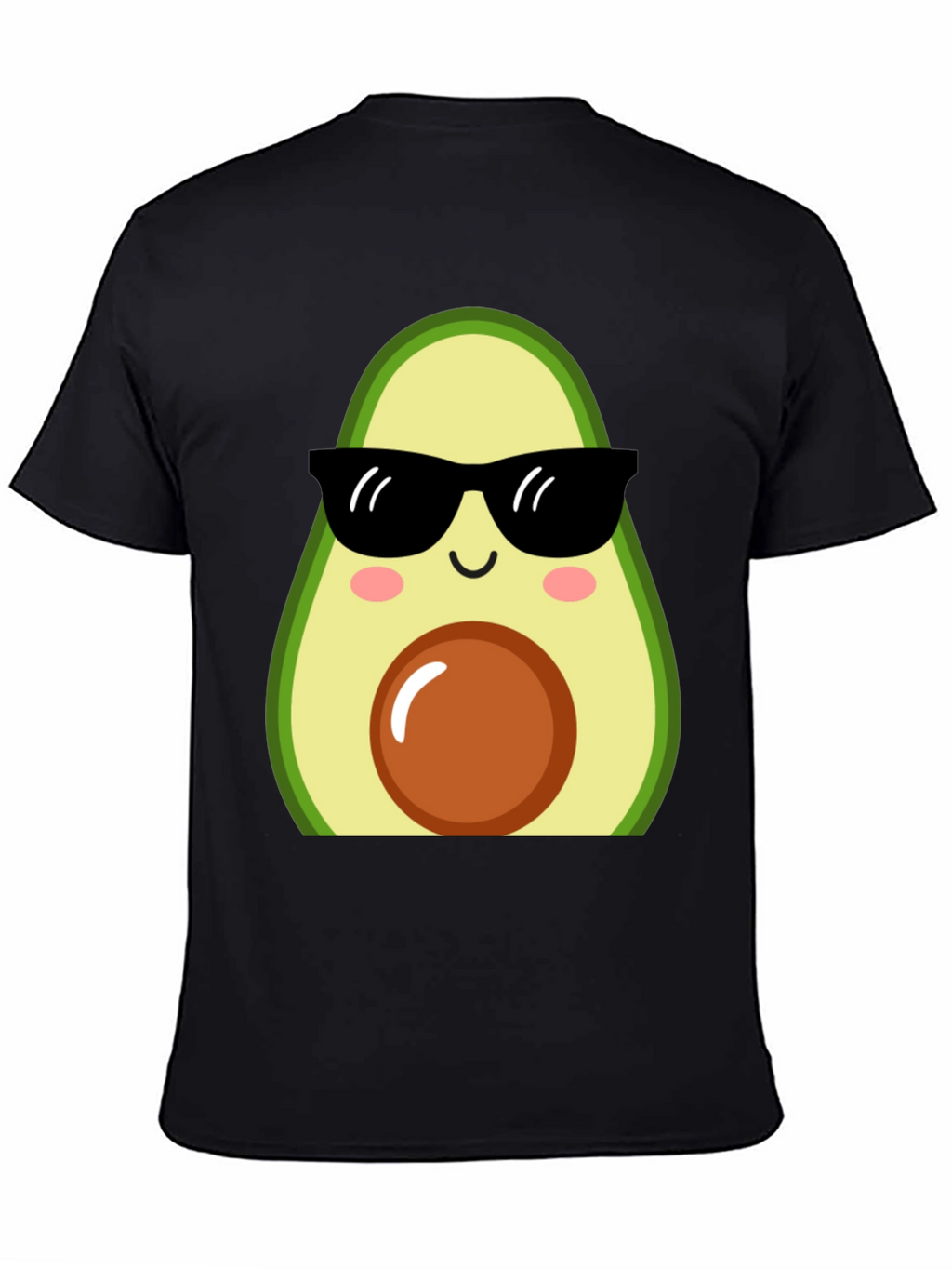 Cool Avocado Graphic Tee - Trendy Unisex T-Shirt