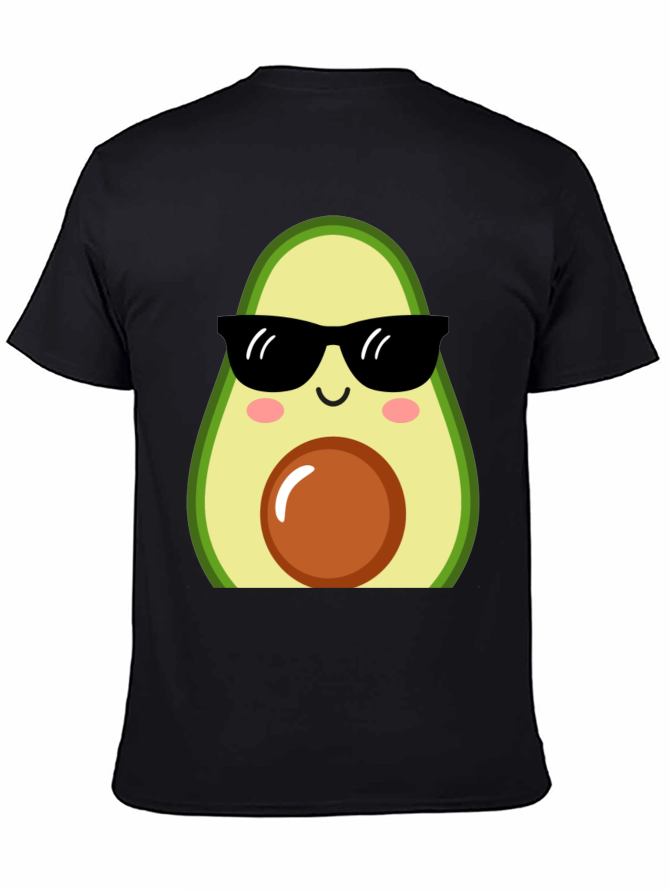 Cool Avocado Graphic Tee - Trendy Unisex T-Shirt