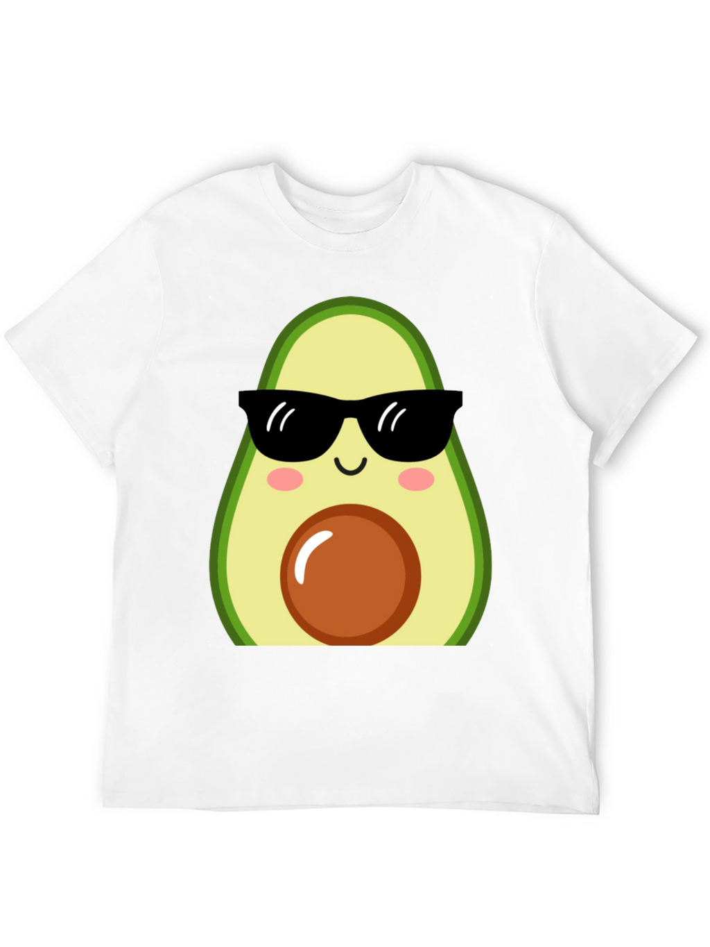 Cool Avocado Graphic Tee - Trendy Unisex T-Shirt