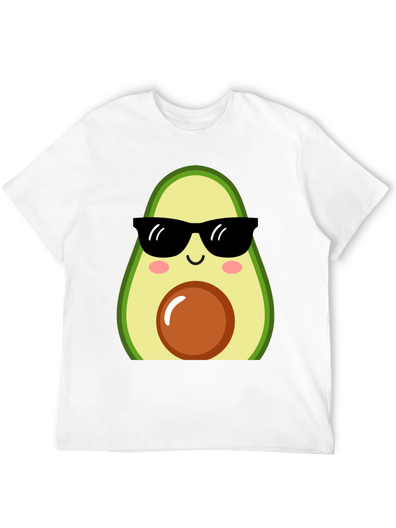 Cool Avocado Graphic Tee - Trendy Unisex T-Shirt