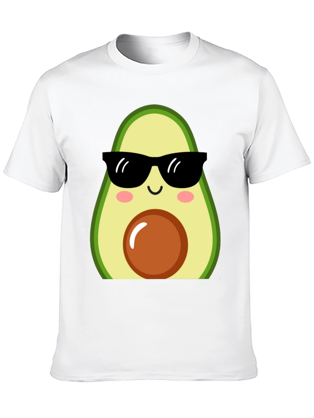 Cool Avocado Graphic Tee - Trendy Unisex T-Shirt