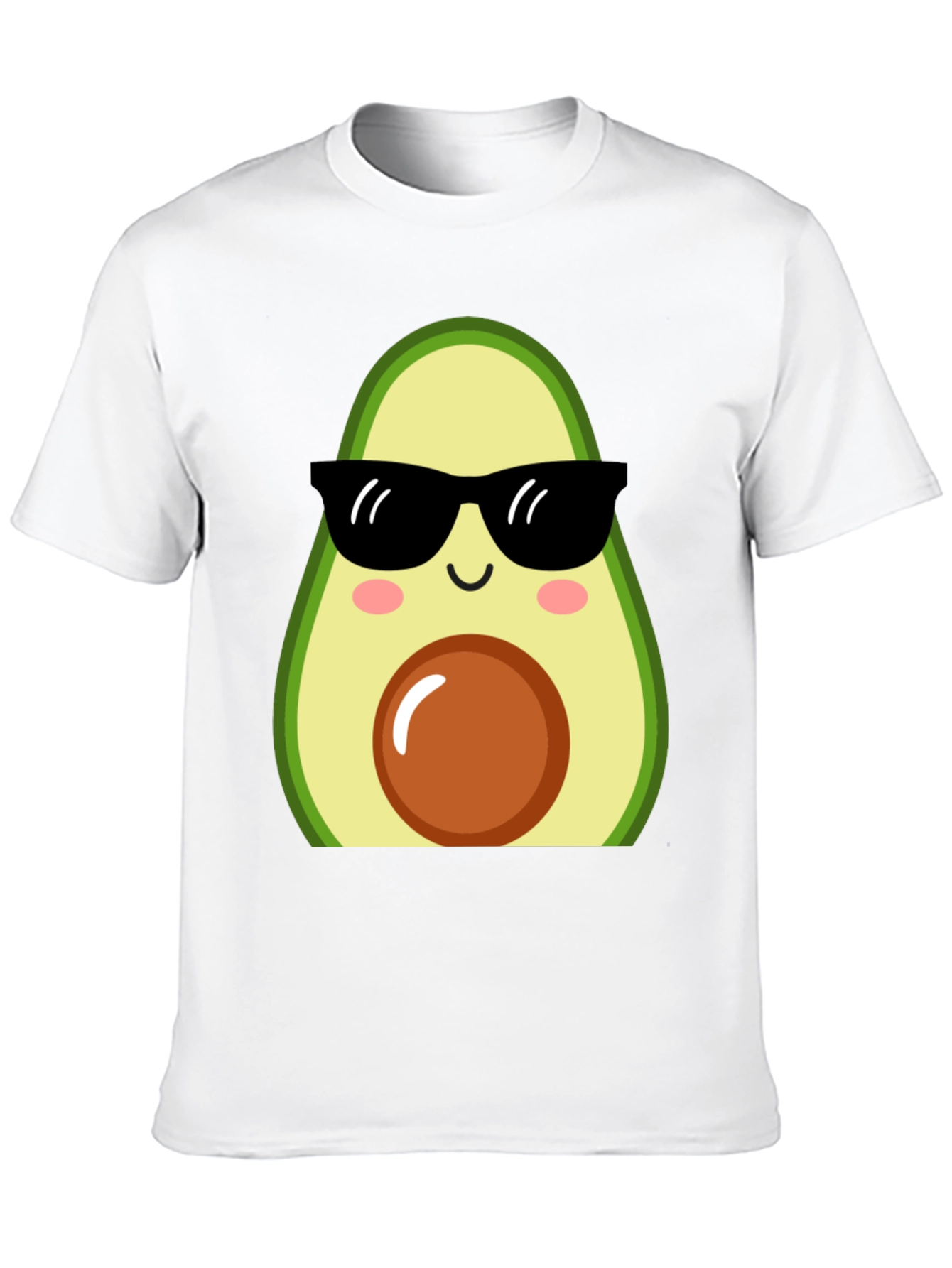 Cool Avocado Graphic Tee - Trendy Unisex T-Shirt