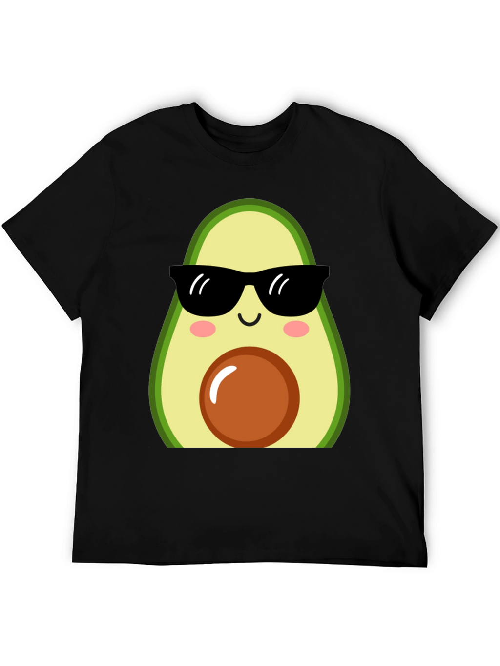 Cool Avocado Graphic Tee - Trendy Unisex T-Shirt