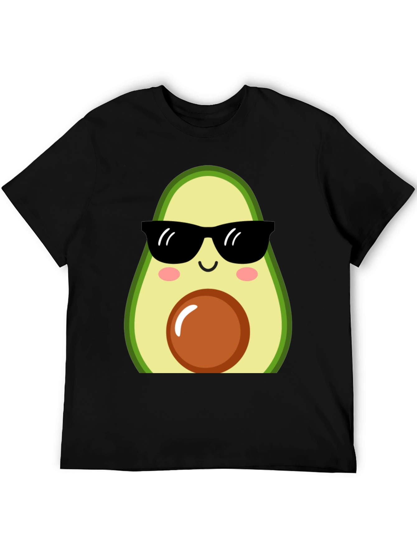 Cool Avocado Graphic Tee - Trendy Unisex T-Shirt