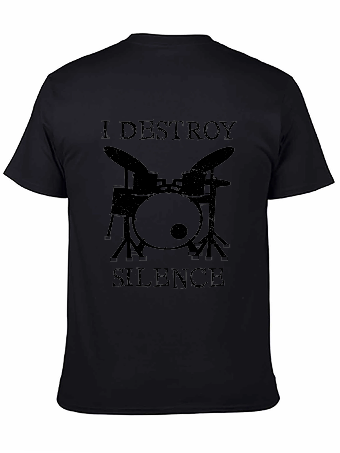 I Destroy Silence Drummer Graphic Tee
