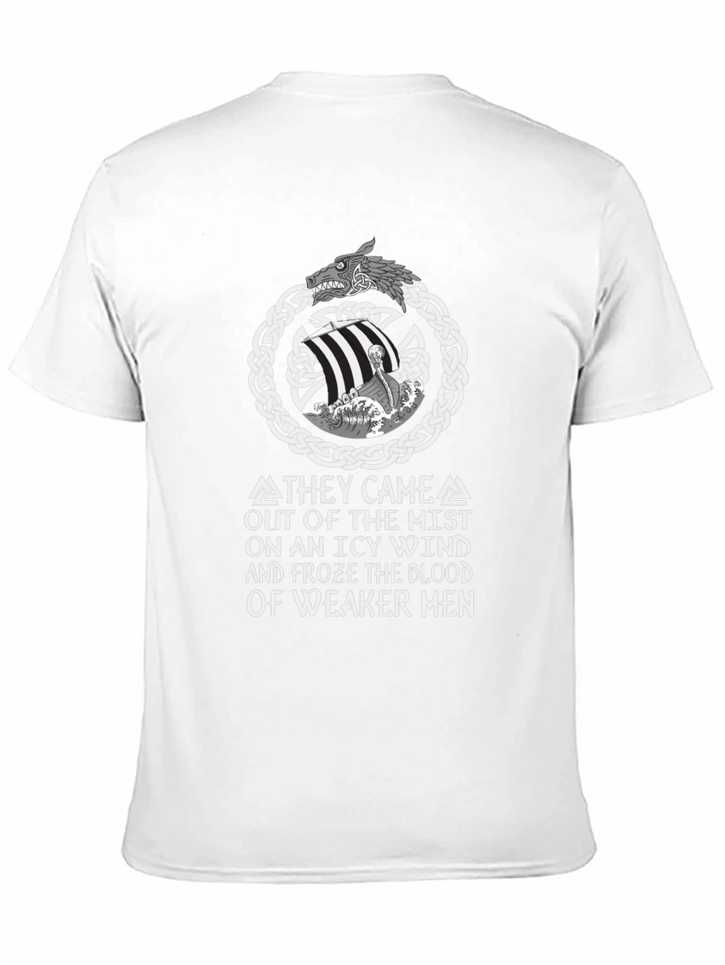 Viking T-Shirt:  They Came Out of the Mist Design