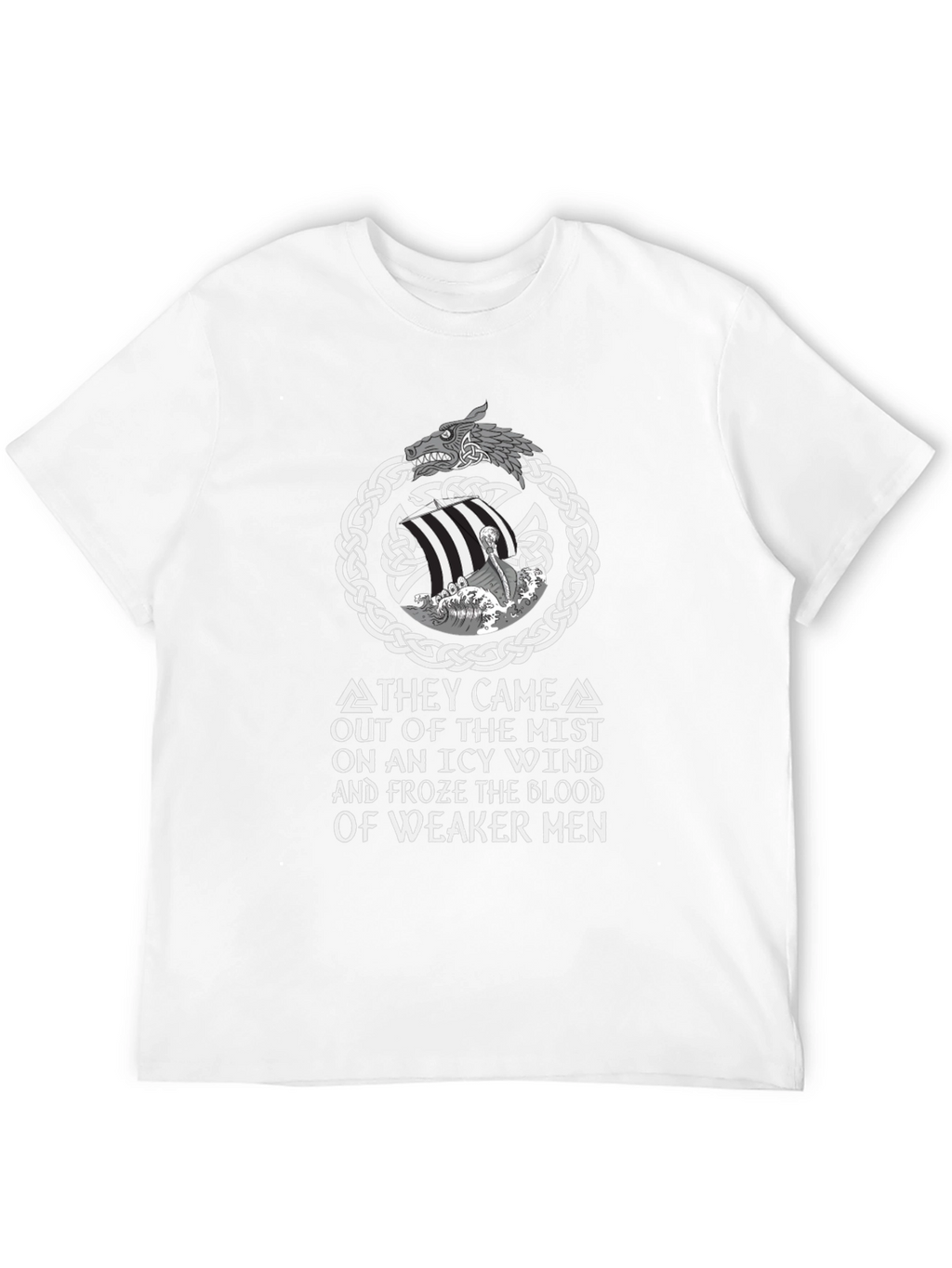 Viking T-Shirt:  They Came Out of the Mist Design