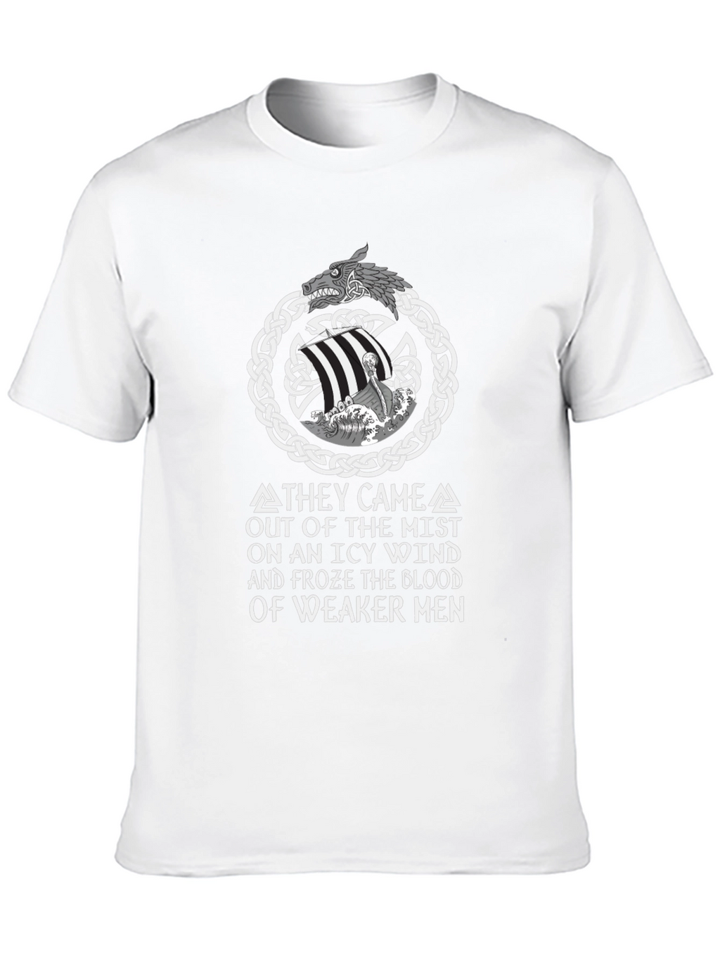 Viking T-Shirt:  They Came Out of the Mist Design