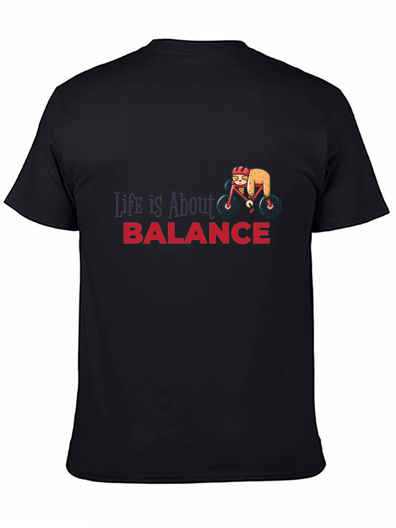 Life is About Balance Sloth Graphic T-Shirt