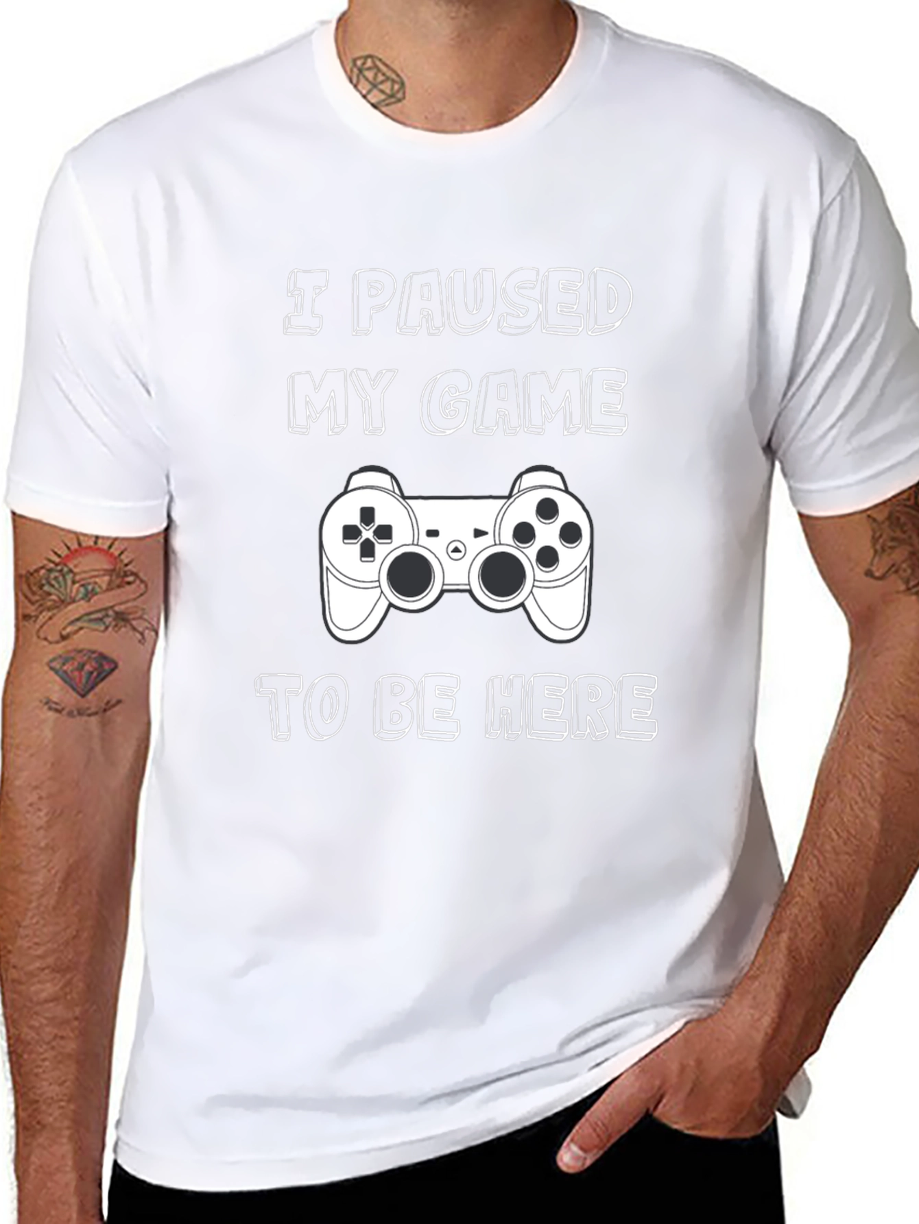 Gamer T-Shirt: I Paused My Game