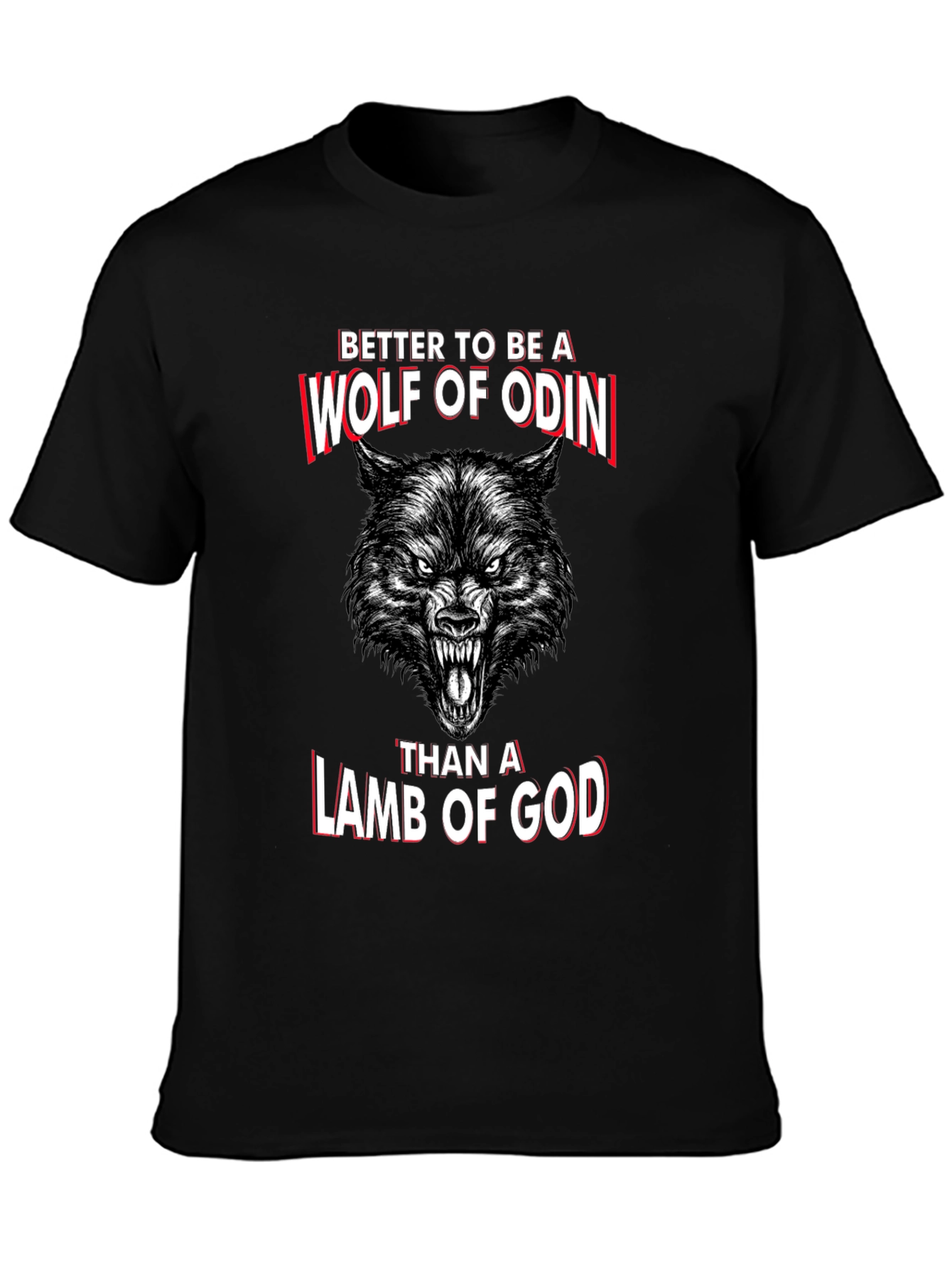 Wolf of Odin Graphic T-Shirt - Norse Mythology