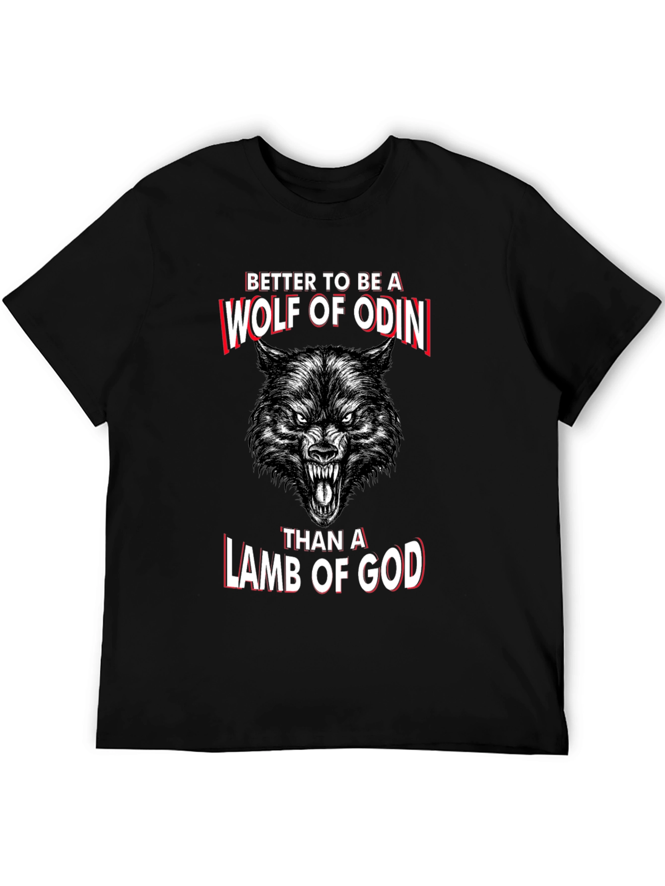 Wolf of Odin Graphic T-Shirt - Norse Mythology
