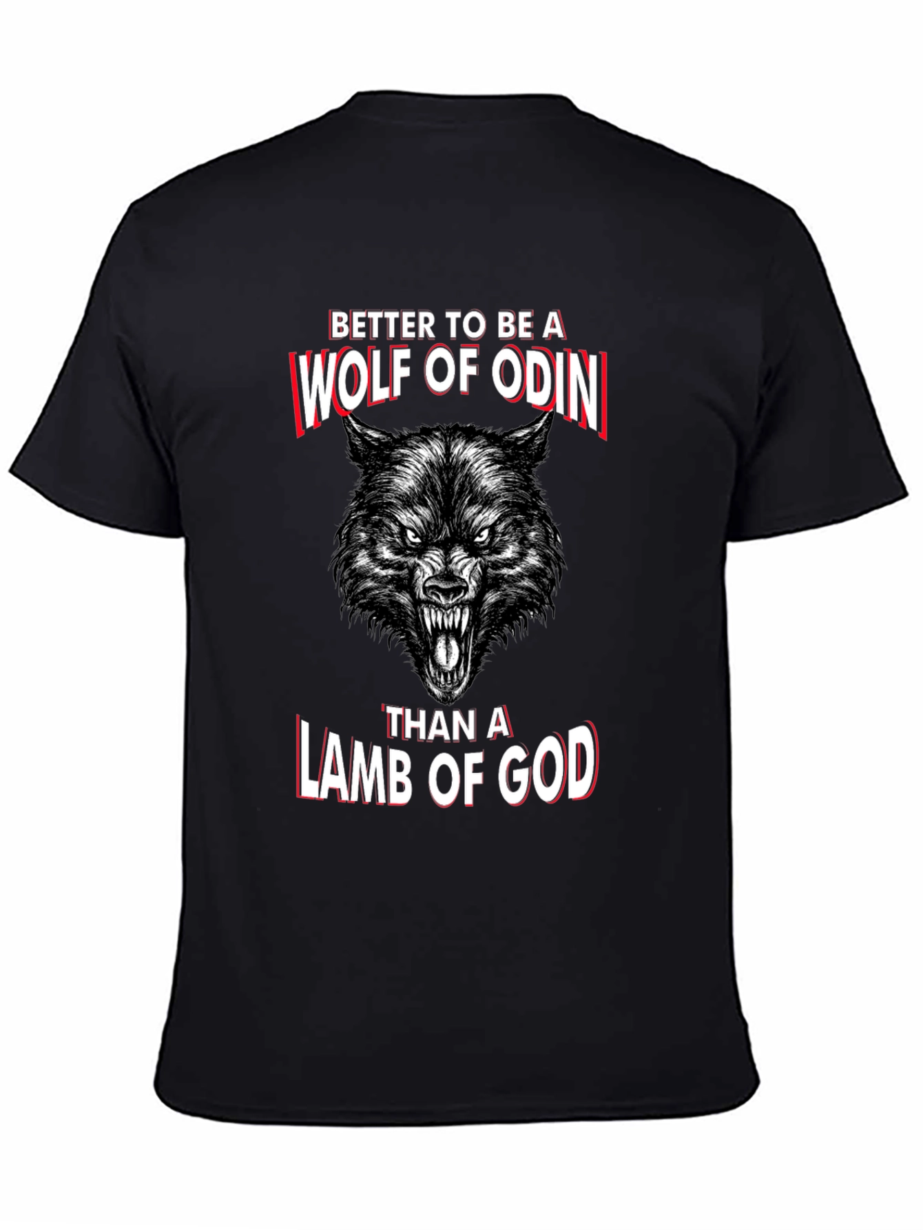 Wolf of Odin Graphic T-Shirt - Norse Mythology