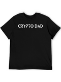 Crypto Dad Black Graphic Tee