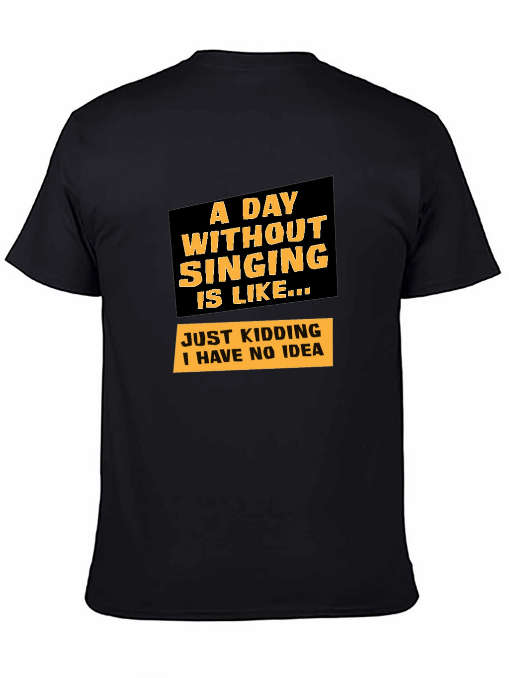 Singing Joke Graphic Tee - Humorous Musician T-Shirt