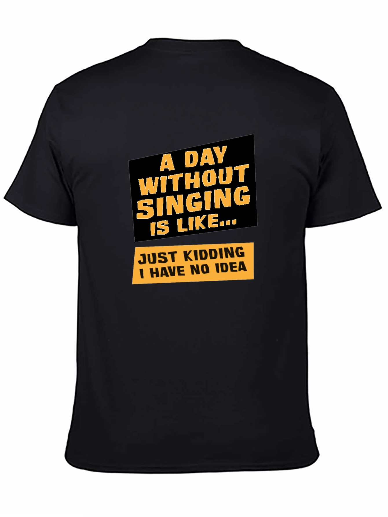 Singing Joke Graphic Tee - Humorous Musician T-Shirt