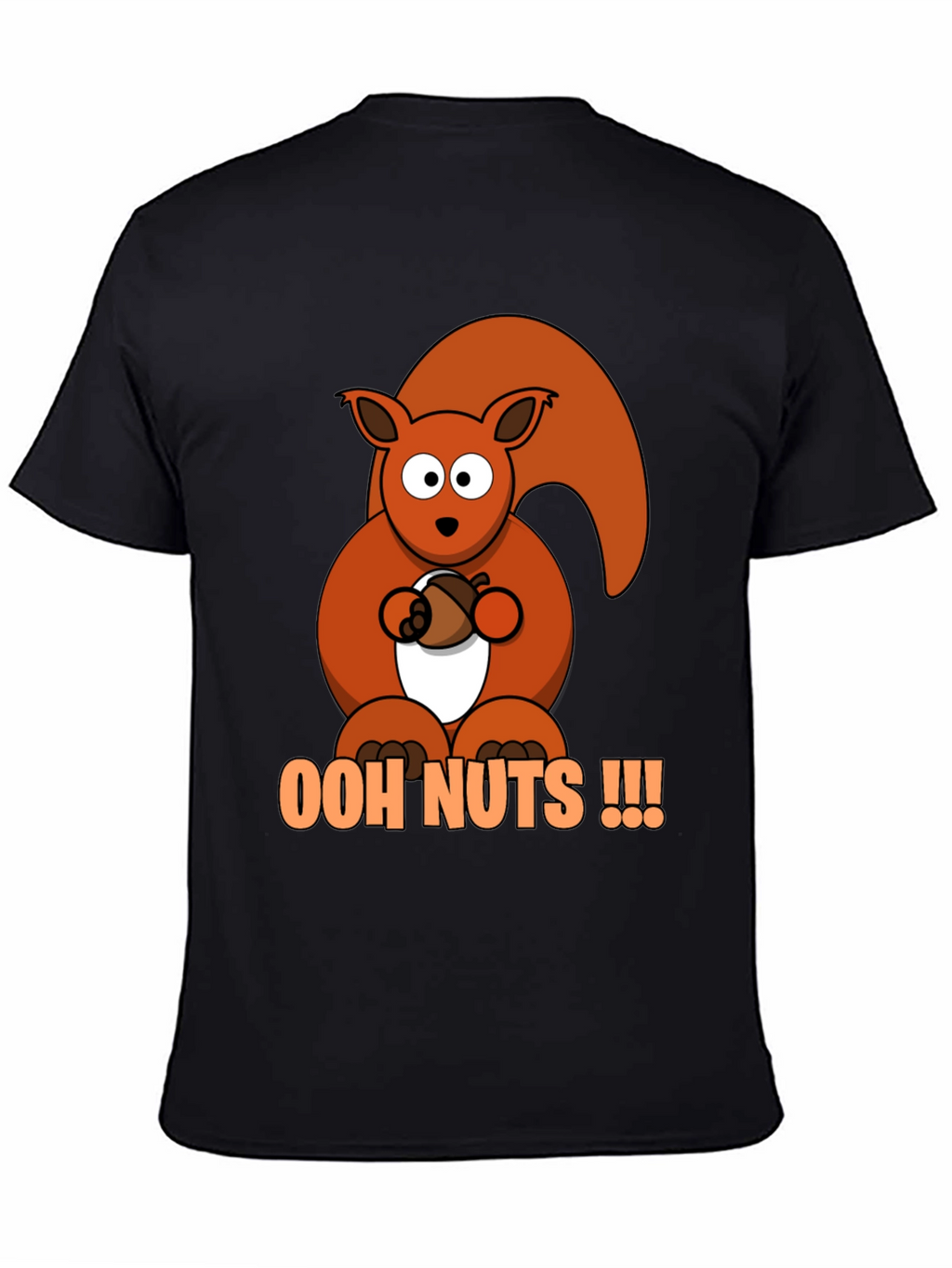 Ooh Nuts Squirrel Graphic Tee - Fun Novelty T-Shirt