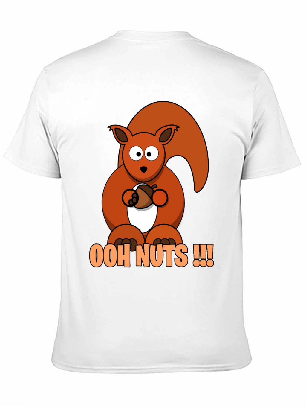 Ooh Nuts Squirrel Graphic Tee - Fun Novelty T-Shirt