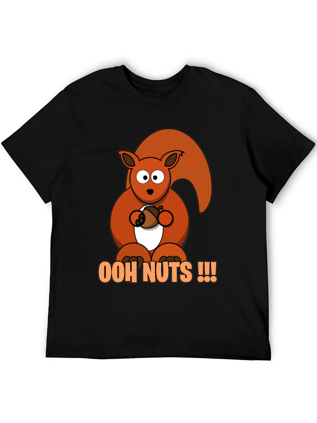 Ooh Nuts Squirrel Graphic Tee - Fun Novelty T-Shirt