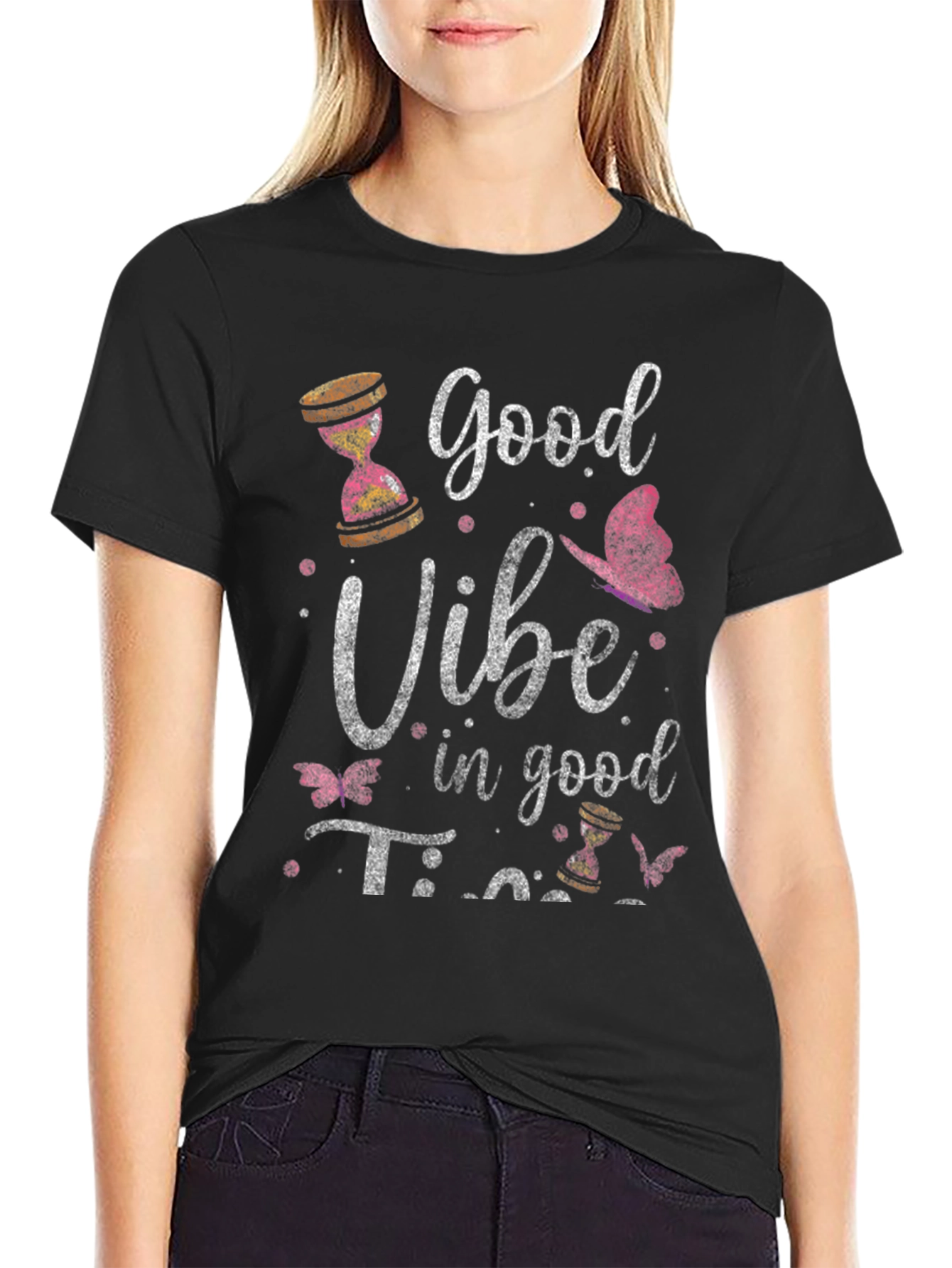 Good Vibes Graphic Tee - Stylish Comfort