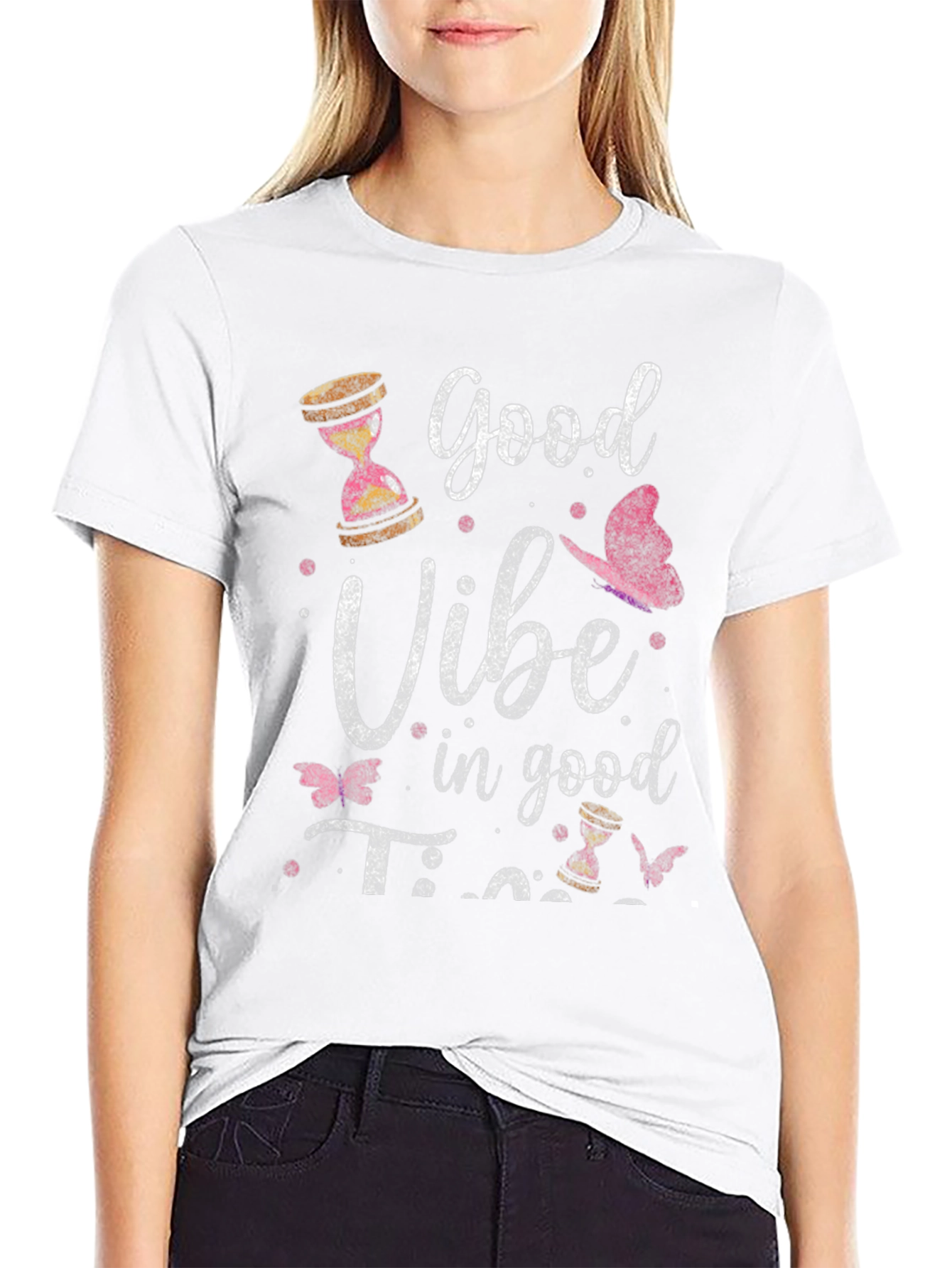 Good Vibes Graphic Tee - Stylish Comfort