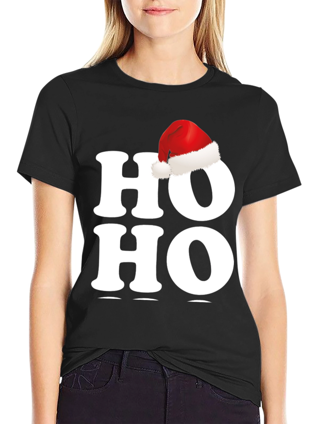 Festive Ho Ho Ho Christmas T-Shirt