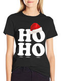 Festive Ho Ho Ho Christmas T-Shirt
