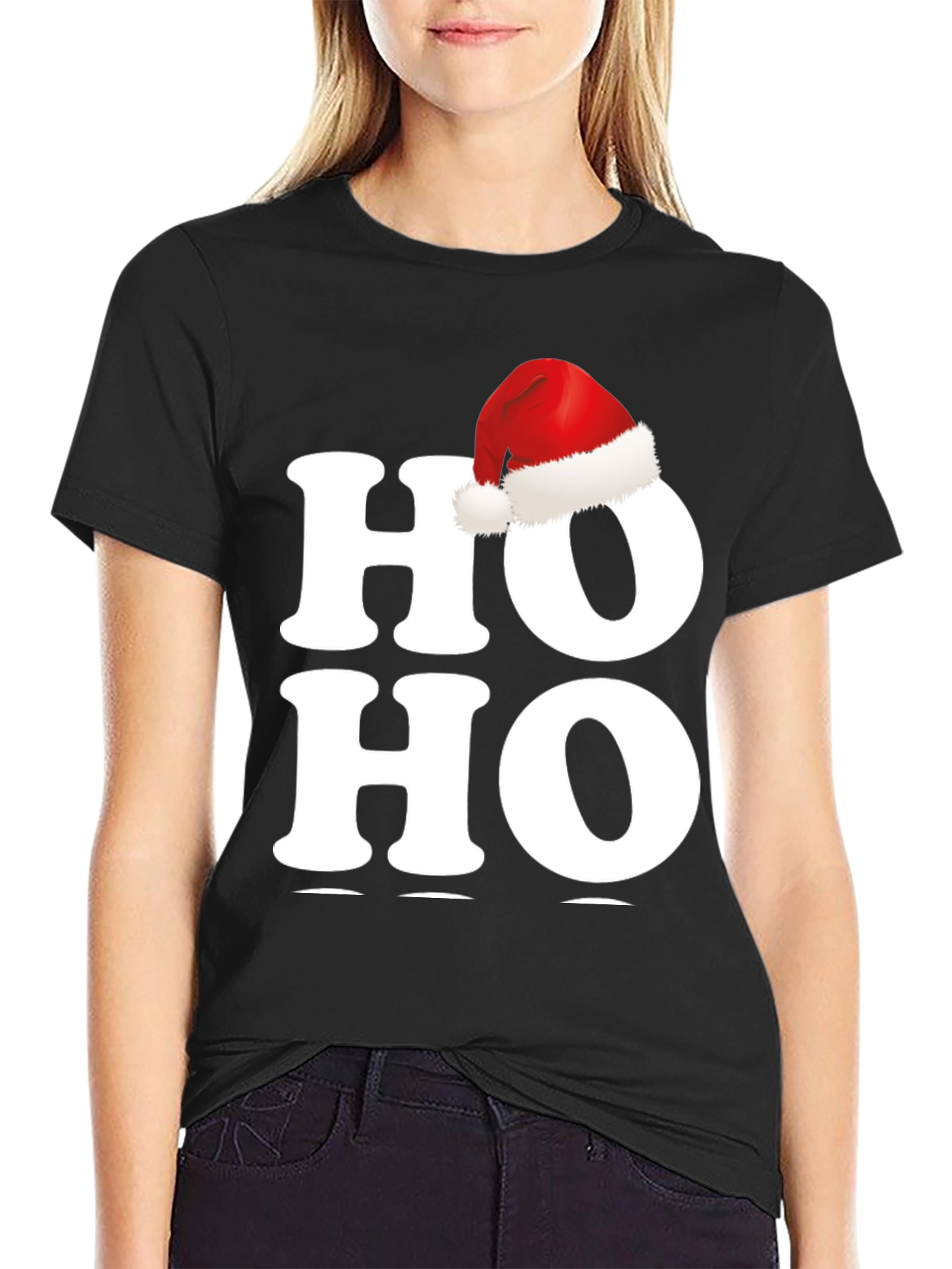 Festive Ho Ho Ho Christmas T-Shirt