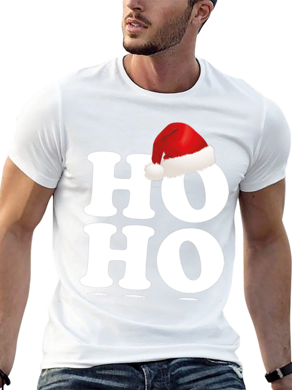 Festive Ho Ho Ho Christmas T-Shirt