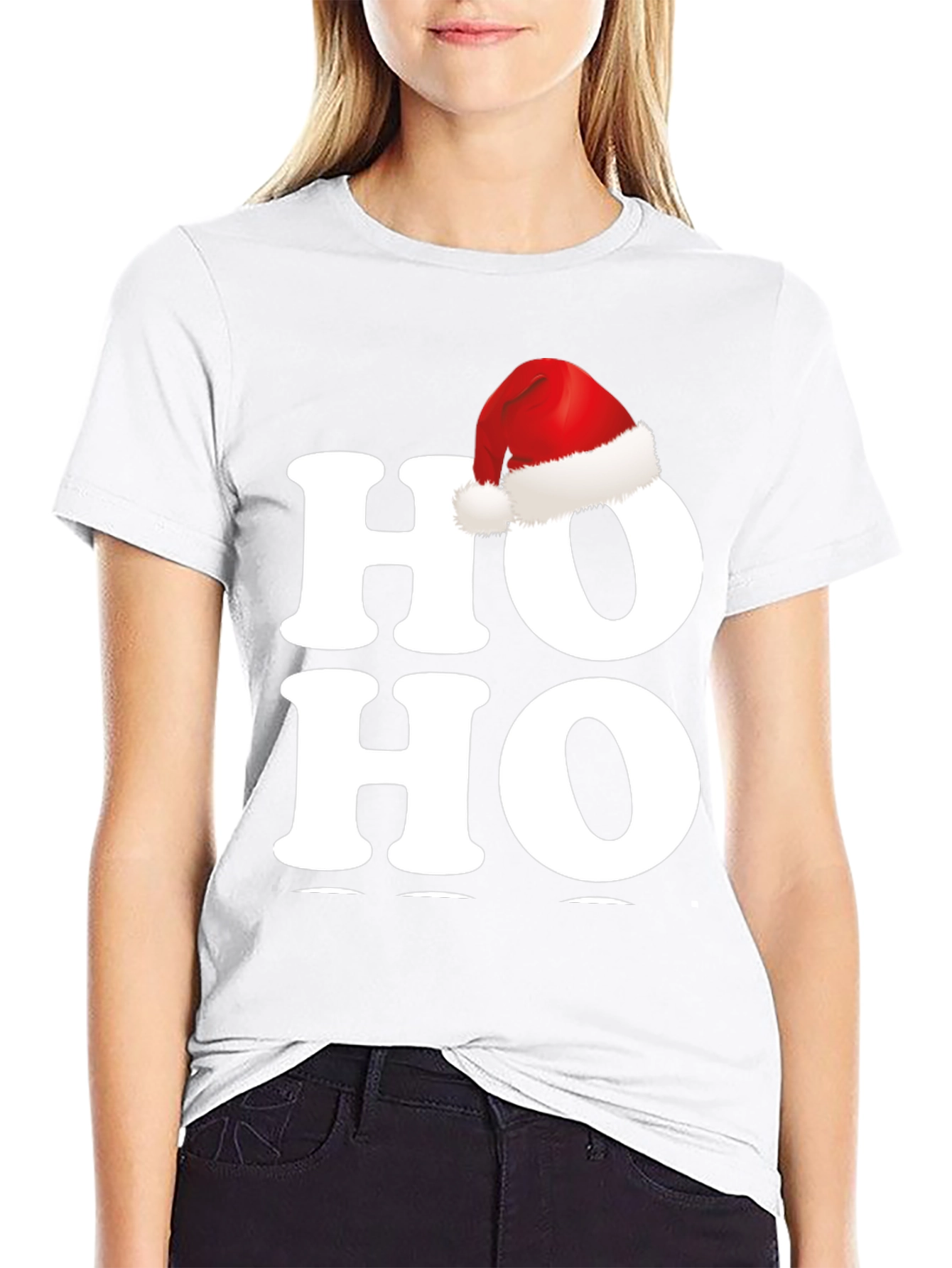 Festive Ho Ho Ho Christmas T-Shirt