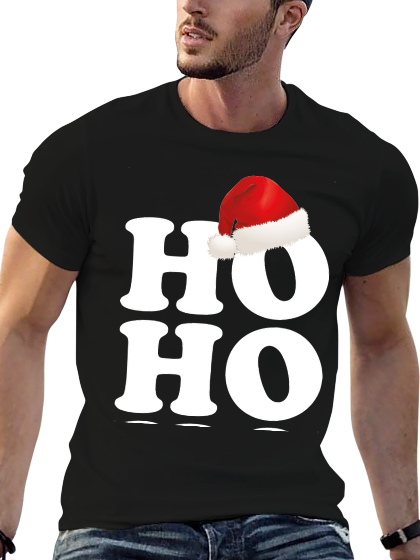 Festive Ho Ho Ho Christmas T-Shirt