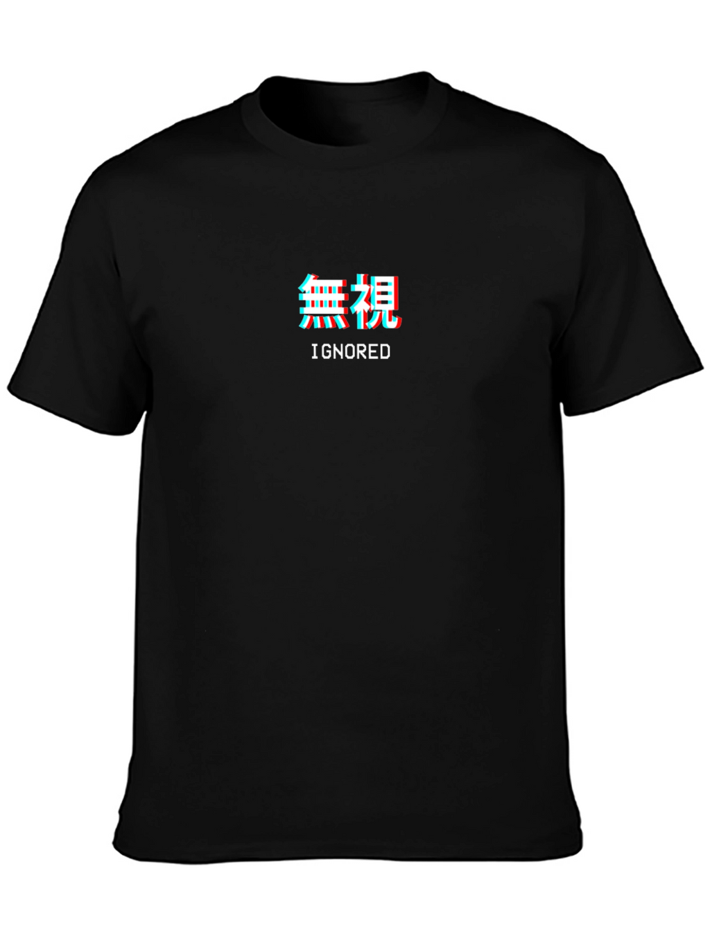 Ignored Graphic Tee - Black T-Shirt