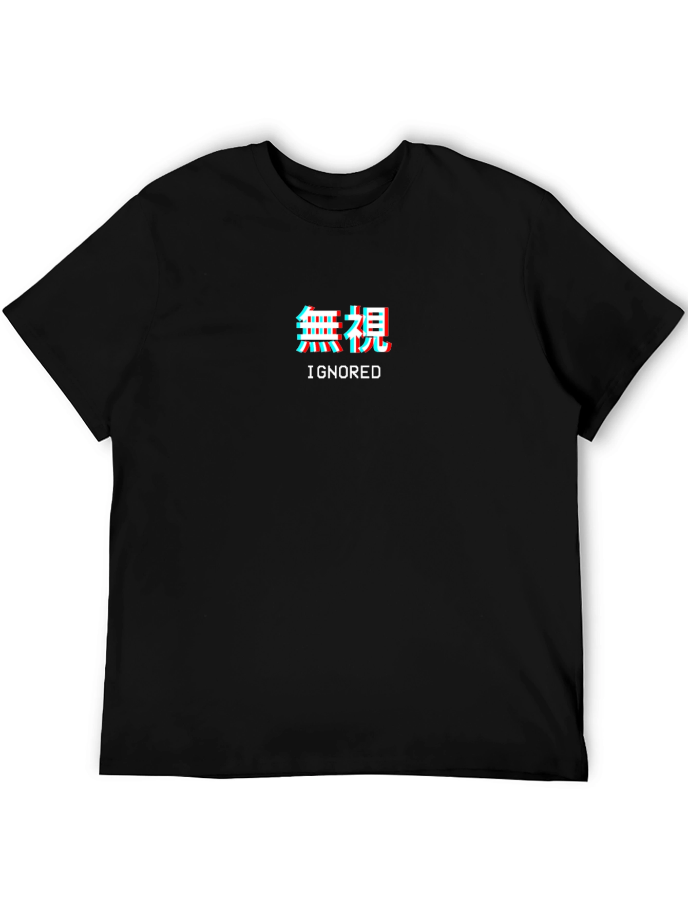 Ignored Graphic Tee - Black T-Shirt